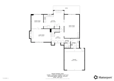 Floorplan - 3820 Kiess Dr, Glenview, IL 60025 photo 1 of 3