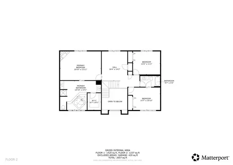 Floorplan - 3820 Kiess Dr, Glenview, IL 60025 photo 2 of 3