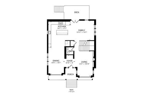 Floorplan - 280 Blackhawk Rd, Riverside, IL 60546 photo 2 of 5