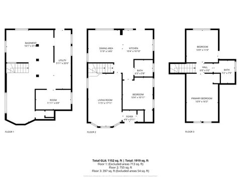 Floorplan - 607 E 103rd Pl, Chicago, IL 60628 photo 4 of 4
