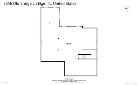 Floorplan - 3656 Old Bridge Ln, Elgin, IL 60124 photo 1 of 4