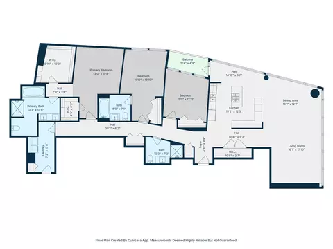 Floorplan - 60 E Monroe St #5301, Chicago, IL 60603 photo 1 of 1