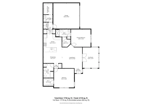Floorplan - 16626 S Fox Run Cir, Plainfield, IL 60586 photo 1 of 1