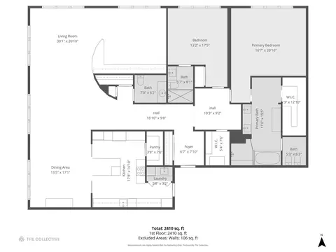Floorplan - 180 E Pearson St #3401, Chicago, IL 60611 photo 1 of 1