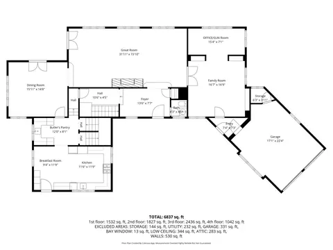 Floorplan - 331 E Witchwood Ln, Lake Bluff, IL 60044 photo 1 of 4