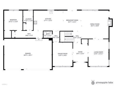 Floorplan - 1302 Hazel Ave, Deerfield, IL 60015 photo 1 of 3