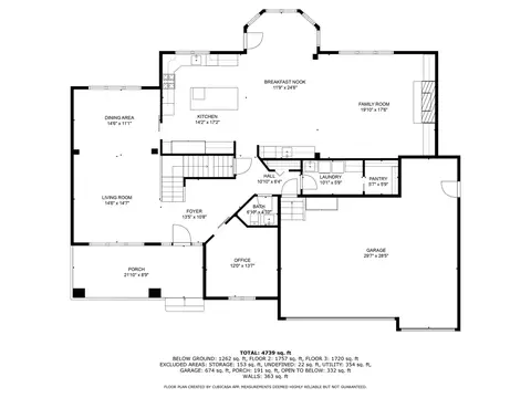 Floorplan - 24905 Chalk Hill Ct, Plainfield, IL 60544 photo 1 of 4