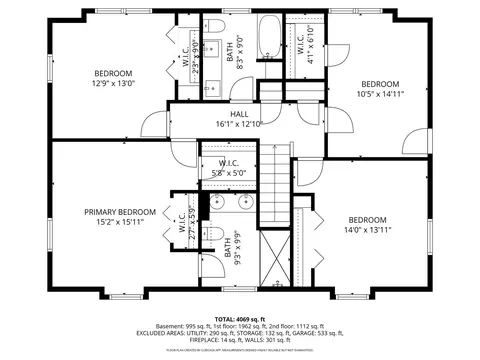 Floorplan - 1318 Gamon Rd, Wheaton, IL 60189 photo 3 of 4