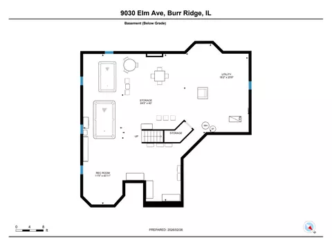 Floorplan - 9030 Elm Ave, Burr Ridge, IL 60527 photo 4 of 4