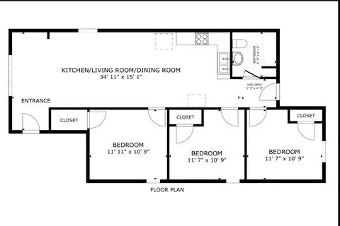 Floorplan - 7508 W 59th St, Summit, IL 60501 photo 1 of 3