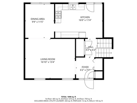 Floorplan - 6106 Western Ave, Willowbrook, IL 60527 photo 3 of 4