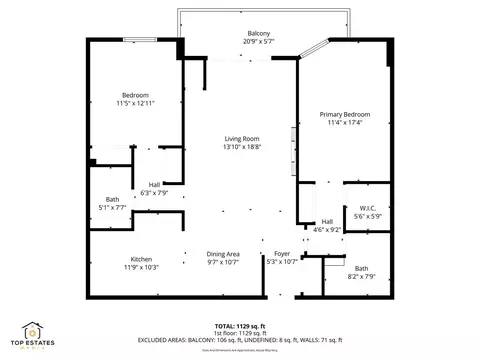 Floorplan - 5450 Astor Ln #415, Rolling Meadows, IL 60008 photo 2 of 2