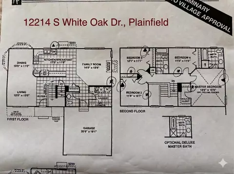 Floorplan - 12214 S White Oak Dr, Plainfield, IL 60585 photo 1 of 2