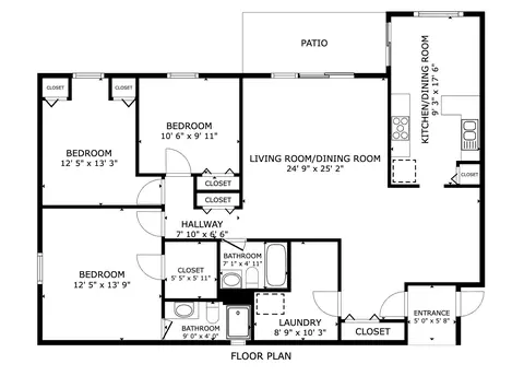 Floorplan - 2830 Northampton Dr #A1, Rolling Meadows, IL 60008 photo 1 of 1