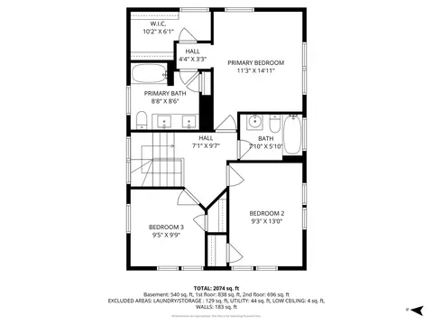Floorplan - 347 Keystone Ave, River Forest, IL 60305 photo 2 of 4
