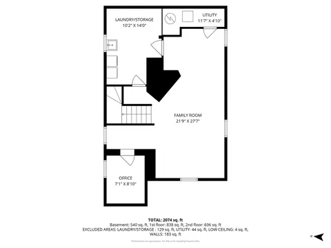 Floorplan - 347 Keystone Ave, River Forest, IL 60305 photo 3 of 4