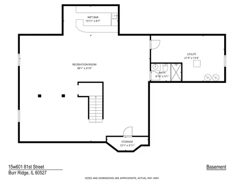 Floorplan - 15 W601 81st St, Burr Ridge, IL 60527 photo 3 of 3