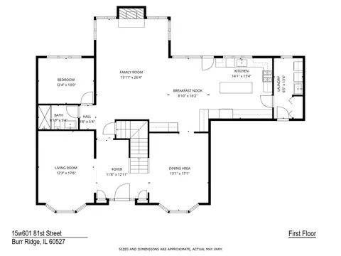 Floorplan - 15 W601 81st St, Burr Ridge, IL 60527 photo 1 of 3