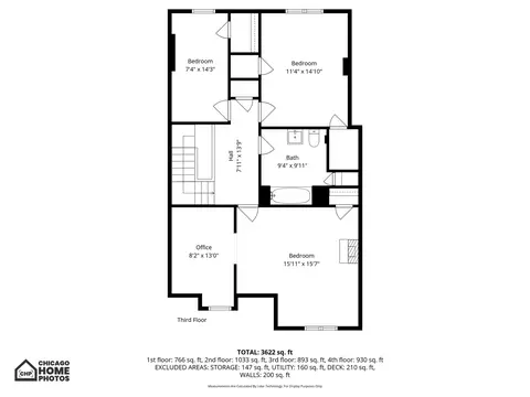 Floorplan - 1222 E 56th St, Chicago, IL 60637 photo 3 of 5