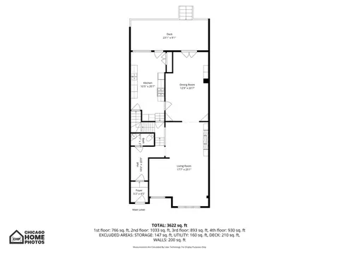 Floorplan - 1222 E 56th St, Chicago, IL 60637 photo 1 of 5
