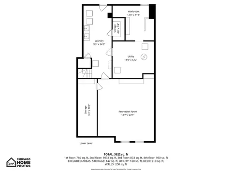 Floorplan - 1222 E 56th St, Chicago, IL 60637 photo 4 of 5