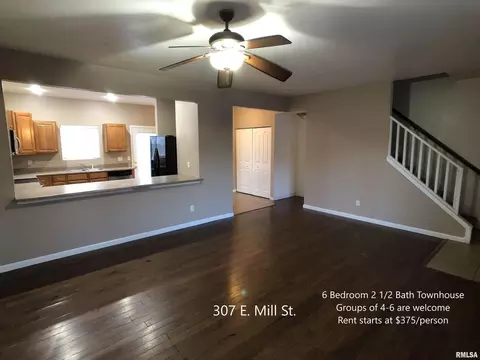 Living - 305 E 307 E Mill St, Carbondale, IL 62901 photo 1 of 2