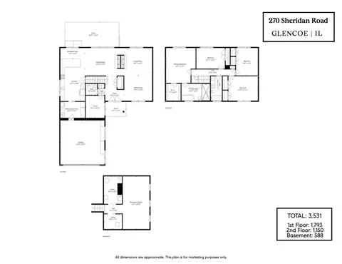 Floorplan - Undisclosed, Glencoe, IL 60022 photo 1 of 4