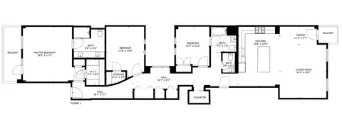 Floorplan - Undisclosed, Chicago, IL 60607 photo 1 of 1