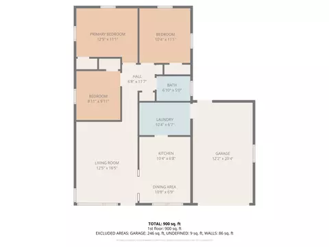 Floorplan - 3120 Florence Ave, Steger, IL 60475 photo 1 of 1