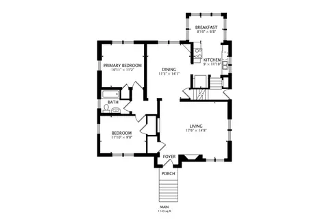 Floorplan - 277 E Oneida Ave, Elmhurst, IL 60126 photo 1 of 3