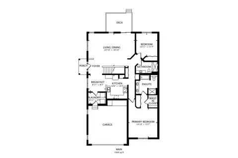 Floorplan - 985 Oak Ridge Blvd, Elgin, IL 60120 photo 1 of 2