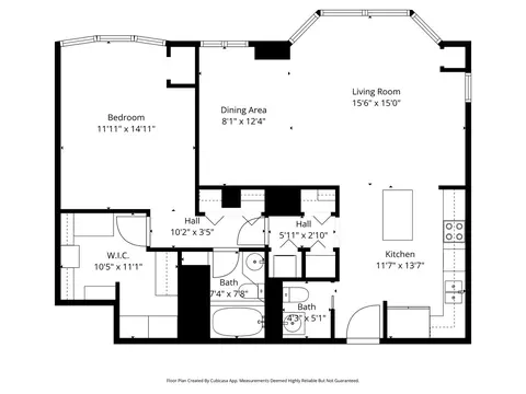 Floorplan - 100 E Huron St #2301, Chicago, IL 60611 photo 1 of 1