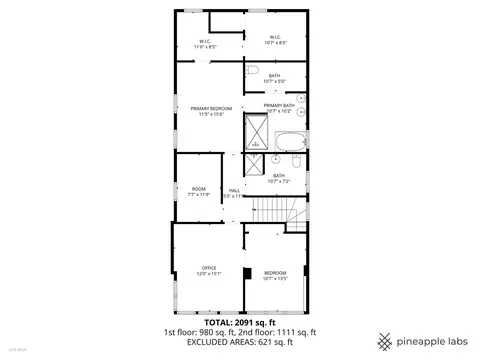 Floorplan - 2522 N Springfield Ave, Chicago, IL 60647 photo 1 of 3