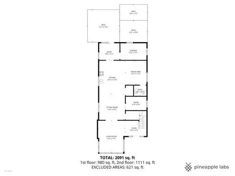 Floorplan - 2522 N Springfield Ave, Chicago, IL 60647 photo 2 of 3