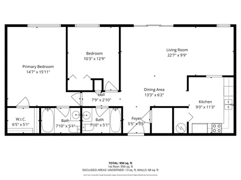 Floorplan - 5 E Carriageway Dr #308, Hazel Crest, IL 60429 photo 1 of 1