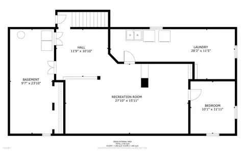 Floorplan - 521 Sandy Ln, Des Plaines, IL 60016 photo 3 of 3