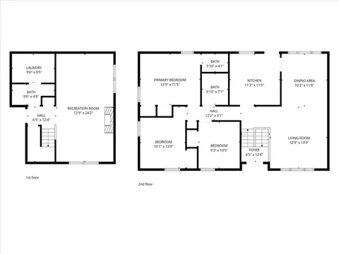 Floorplan - 394 Northgate Rd, Lindenhurst, IL 60046 photo 1 of 1