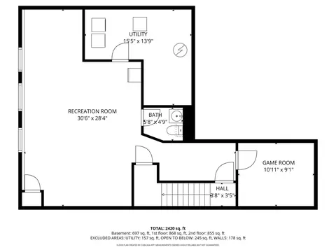 Floorplan - 3800 Ashley Ct, Rolling Meadows, IL 60008 photo 3 of 3