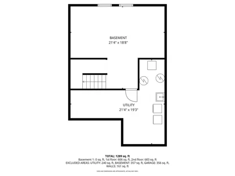 Floorplan - 302 Linden Ln, Wheeling, IL 60090 photo 3 of 4