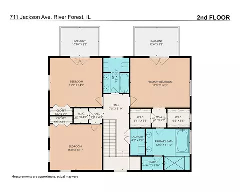 Floorplan - 711 Jackson Ave, River Forest, IL 60305 photo 2 of 5