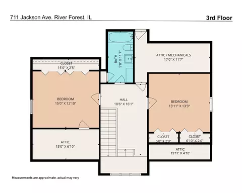 Floorplan - 711 Jackson Ave, River Forest, IL 60305 photo 3 of 5