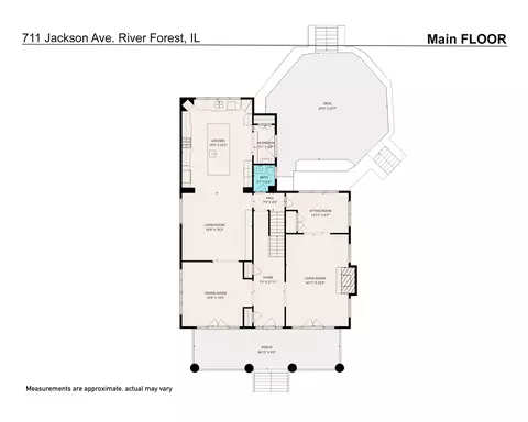 Floorplan - 711 Jackson Ave, River Forest, IL 60305 photo 1 of 5