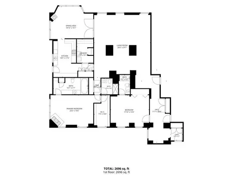 Floorplan - 40 E Delaware Pl #1702, Chicago, IL 60611 photo 1 of 1