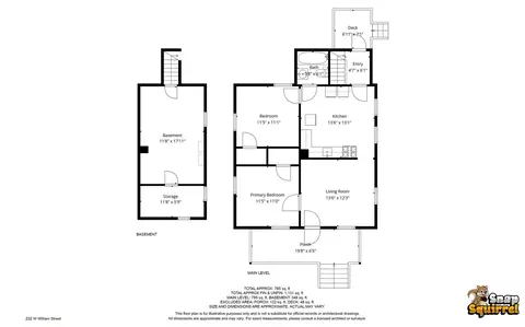 Floorplan - 232 W William St, Bement, IL 61813 photo 1 of 1