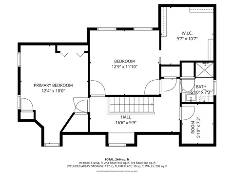Floorplan - 514 Uvedale Rd, Riverside, IL 60546 photo 3 of 4