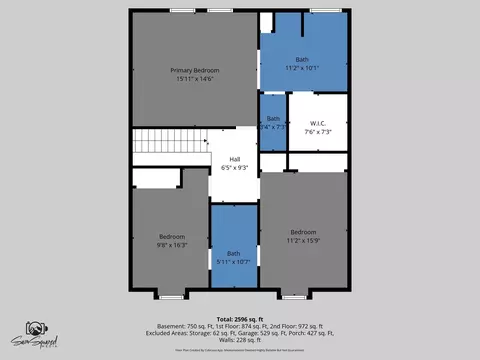 Floorplan - 2813 Twin Falls Dr, Plainfield, IL 60586 photo 2 of 4