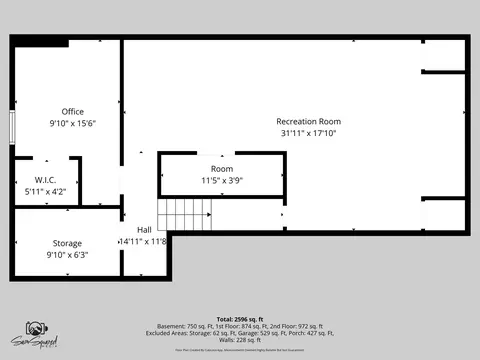 Floorplan - 2813 Twin Falls Dr, Plainfield, IL 60586 photo 3 of 4