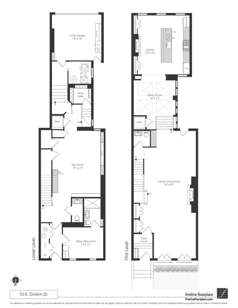 Floorplan - 53 E Division St, Chicago, IL 60610 photo 1 of 2