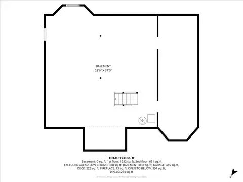 Floorplan - 613 Rose Ln, Bartlett, IL 60103 photo 3 of 4