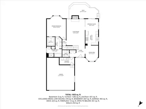 Floorplan - 613 Rose Ln, Bartlett, IL 60103 photo 2 of 4